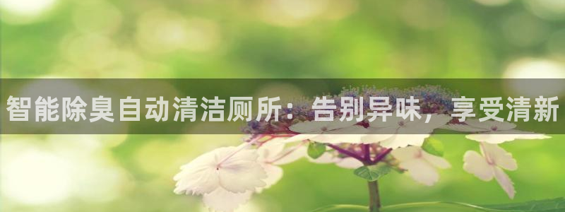 尊龙165：智能除臭自动清洁厕所：告别异味，享受清新